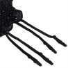 Subblime - 952174 Bodystocking Resille Avec Gants Et Diamants Noir Taille Unique